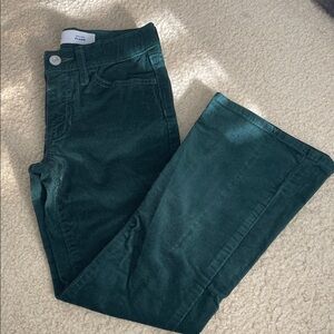 Girls Old Navy Forest Green Corduroy Pants